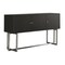 Armen Living Prague Contemporary Buffet in Brushed Stainless Steel Finish and Gray Wood LCPGBUGR - alternate 1
